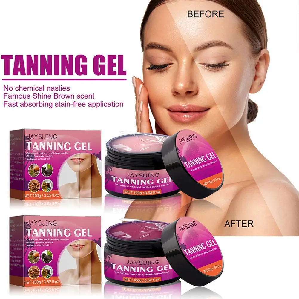 

Intensive Tanning Luxe Gel Tanning Cream After Sun Outdoor Party Beach Product Repair Aloe Vera Gel Skin Repair Cream