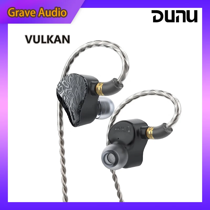 

DUNU VULKAN DK-X6 2DD+4BA HIFI Hybrid Drivers In-Ear Earphone IEM Earbuds 0.78mm Detachable Cable 2.5+3.5+4.4mm Twist-lock Plug