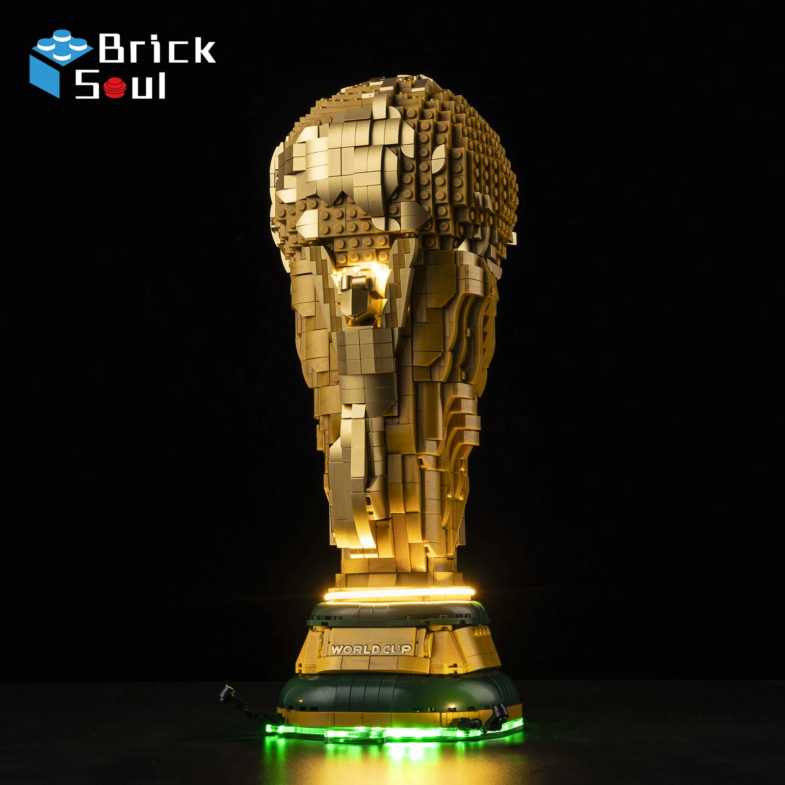 Фото Комплект светодиодных фонарей BrickSoul, подходящий для LEGO 43020 Editions FIFA World Cup Official Trophy, простая установка, скрытая проводка №2