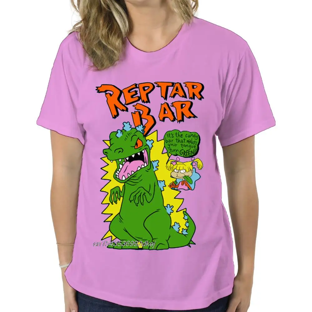 

Мужская футболка Reptar Bar, мультяшная футболка с принтом, футболки, топы