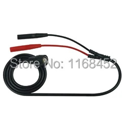 

BB010 3pcs Insulated BNC Male to 2*4mm straight safety plugs connected with the flexible RG58/50HM Wire.L:1.2M