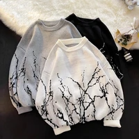 japanese sweaters women clothes vintage harajuku oversized tops fashion pullover streetwear gothic print sweater 2022 autumn