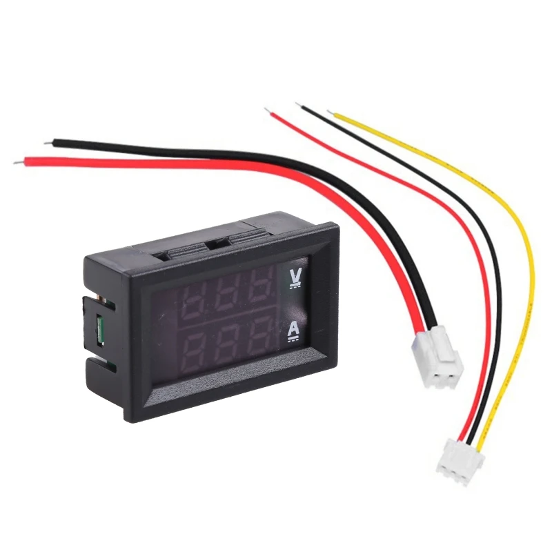 

Voltage Ammeter LCD Dual Display Digital Voltage Amplifier Power Voltmeter Gauge