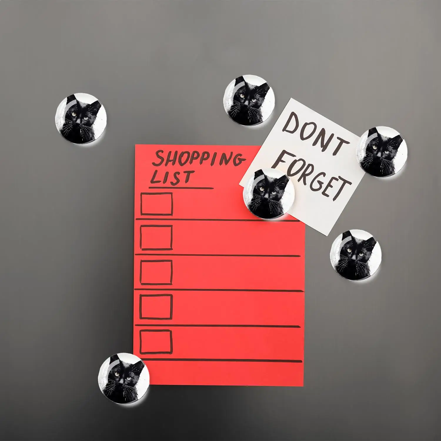 6 магнитов милые магниты на холодильник сверхпрочные пантера животных черный