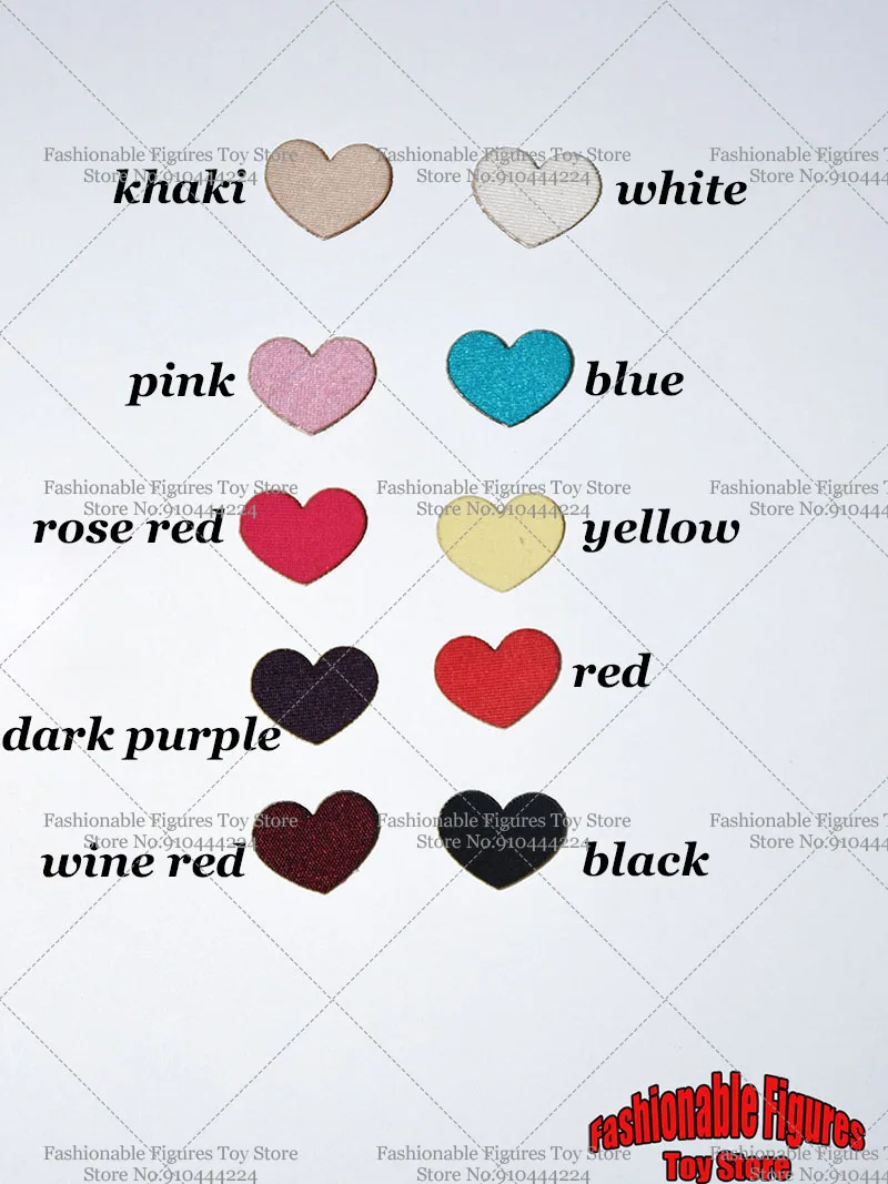 Масштаб 1/6 Женский солдат Nudebra милая любовь крест кот Бабочка наклейки на грудь