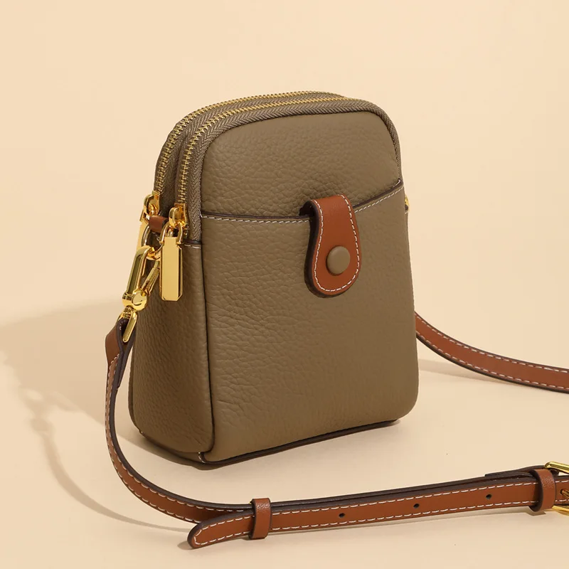 

2022 new small bag women's messenger shoulder bags casual leather 9385