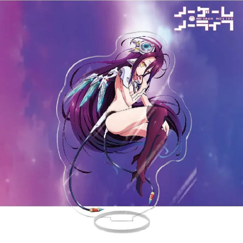 Японское аниме NO GAME LIFE фигурки Shiro Hatsuse Izuna акриловые подставки для косплея модель
