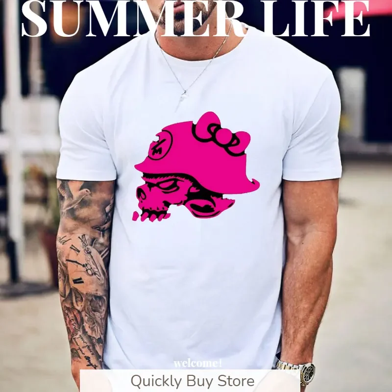 Футболка мужская металлическая для мотокросса унисекс Харадзюку