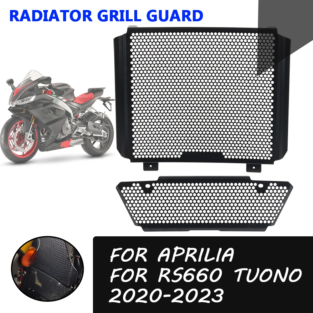

For Aprilia RS660 TUONO660 2020 Motorcycle Radiator Guard Grille Cover Protector Oil Cooler Guard Cover RS TUONO 660 2021 2022