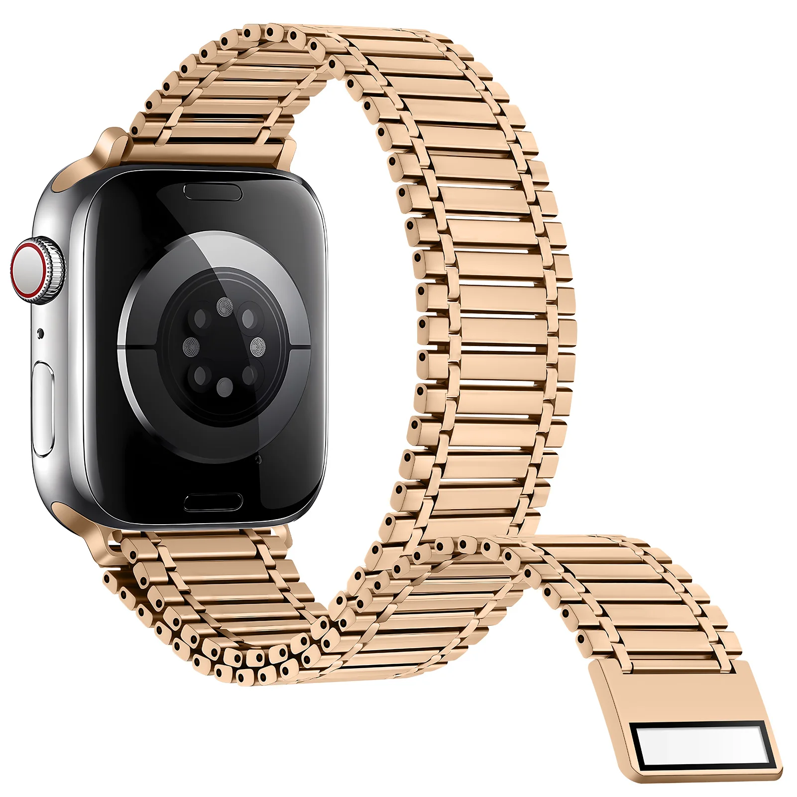 Magnetic Link strap For Apple watch ultra band 49mm 44mm 45mm 42mm 41 40 38 Metal stainless steel Bracelet iWatch Serie SE 3 7 8