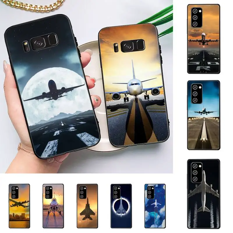 

Aircraft Airplane Phone Case for Samsung J 2 3 4 5 6 7 8 prime plus 2018 2017 2016 core