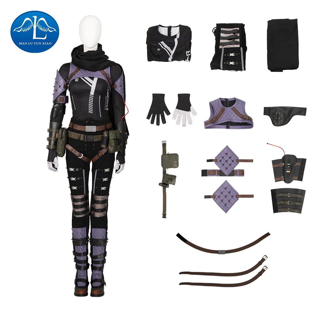 

Манлуюньсяо игра Apex Legends Wraith косплей костюм женщины злого духа кожи Косплей Высокое качество настраиваемый полный комплект для взрослых