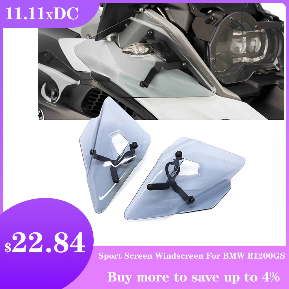 

For BMW R1200GS LC R 1200 GS R1250GS ADV LC Motorcycle Shroud Windshield Windscreen Wind Deflector HandShield Handguard