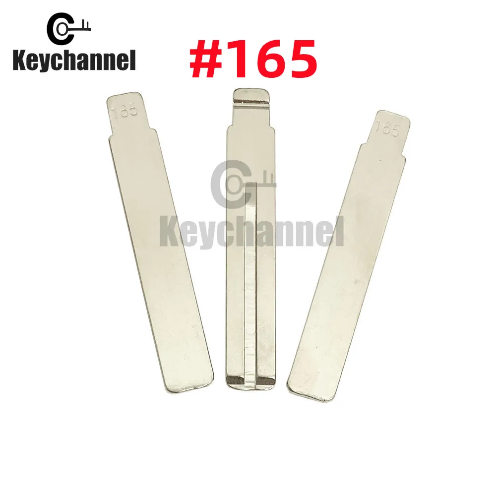 Keychannel 10Pcs 165 # Kd Keyless Key Blade Auto Emergenza Lama Remota Per Kd Keydiy Vvdi Xhorse Telecomando Intelligente Per Toyota Lexus