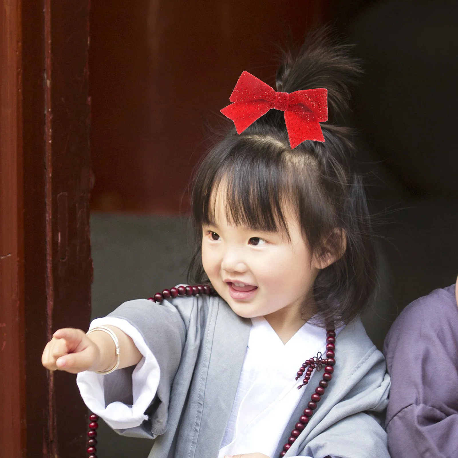 Галстук-бабочка держатели для хвоста банты волос на день Святого Валентина