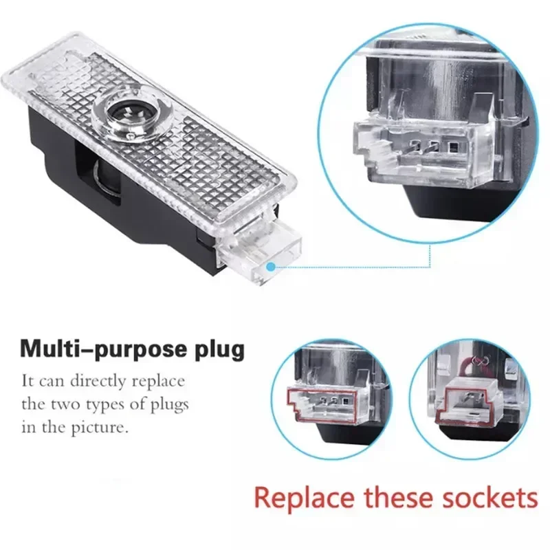 2 шт. автомобильный проектор светодиодные фонари Ghost Shadow Courtesy Lamps для MINI Cooper One R50 R52