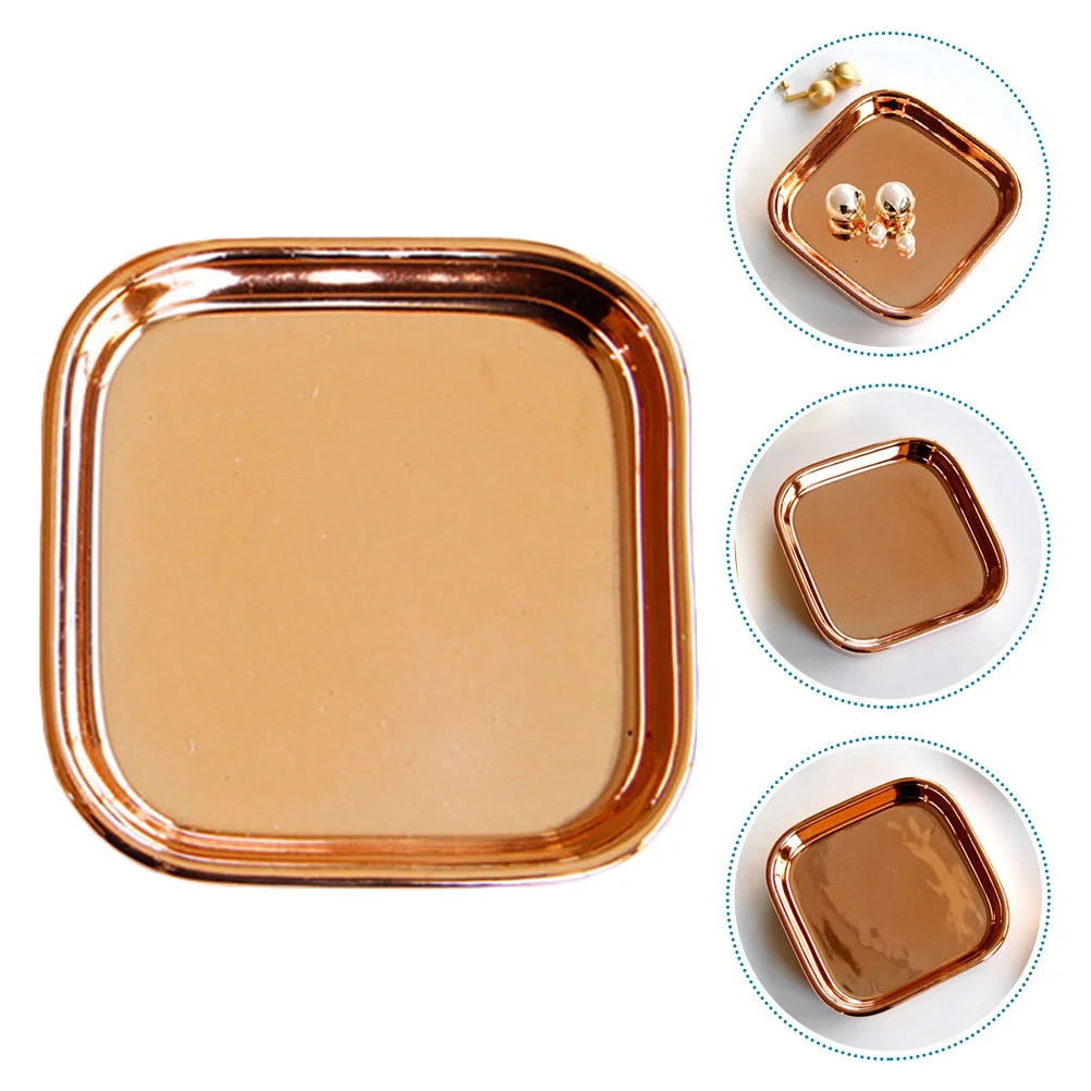 

Ceramic Jewelry Holder Trinket Storage Bracelet Ring Plate Tray Porcelain Dish Pottery Earring Necklace Desktop Display Table