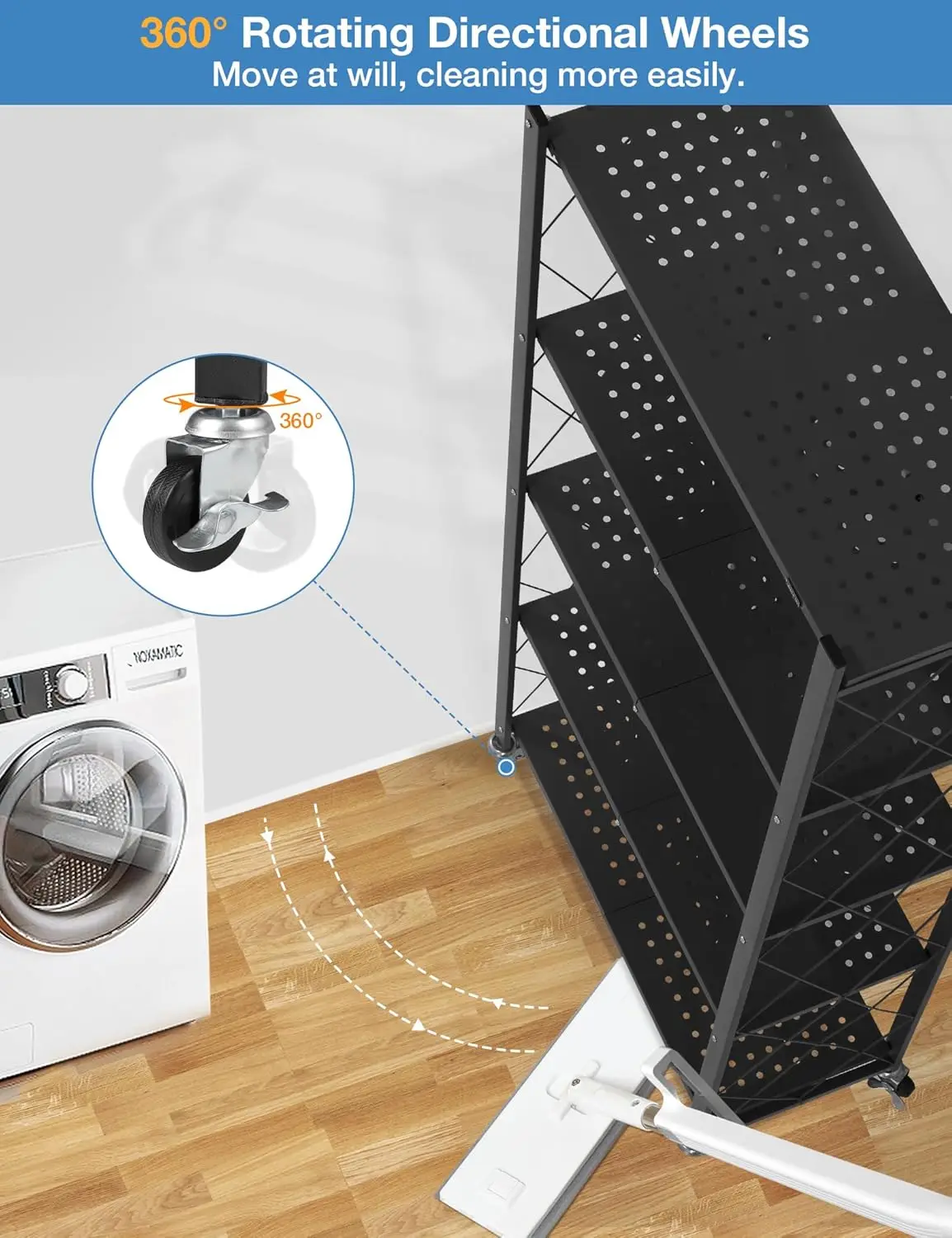 Металлические полки для хранения высотой 70 7 дюйма 5-уровневые складные на