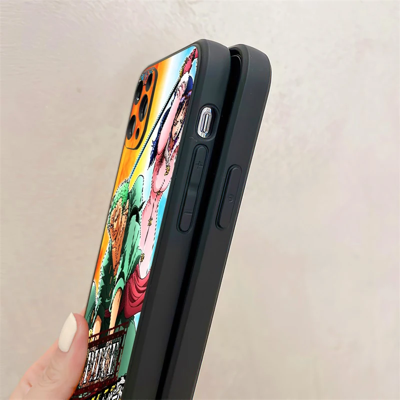 one piece phone case for funda iphone 13 12 11 pro max mini x xr xs max 6 6s 7 8 plus celular silicone cover etui carcasa back free global shipping