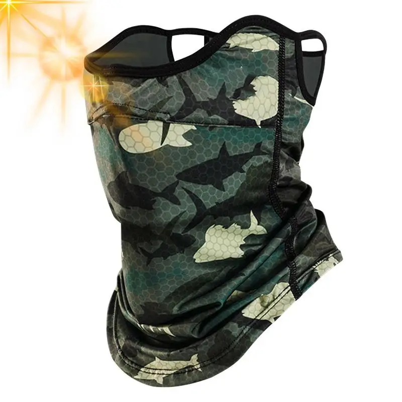 

Cooling Face Scarf Breathable Neck Gaiter Headband Balaclavas Ear-mounted Headwear Bandana Face Neck Gaiter Unisex Cooling Scarf