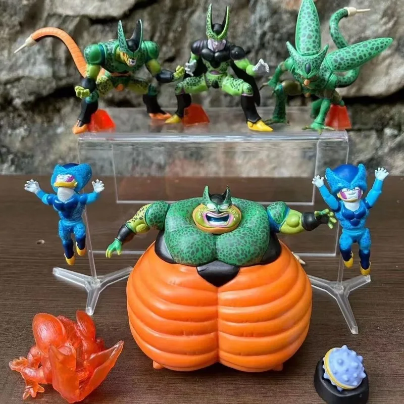 Фото Набор из 7 фигурок Dragon Ball Z: Эволюционные формы Селла, коллекционные модели персонажей DBZ, игрушки для детей, подарок №3