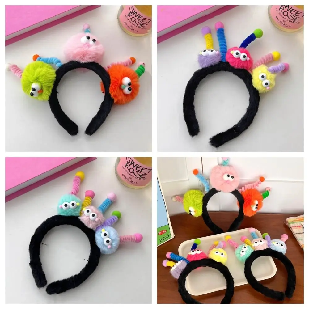 

Plush Ugly Doll Headband Sweet Hair Accessories Korean Style Funny Hair Hoop Hairbands Headpiece Cartoon Hair Hoop Girls/Female