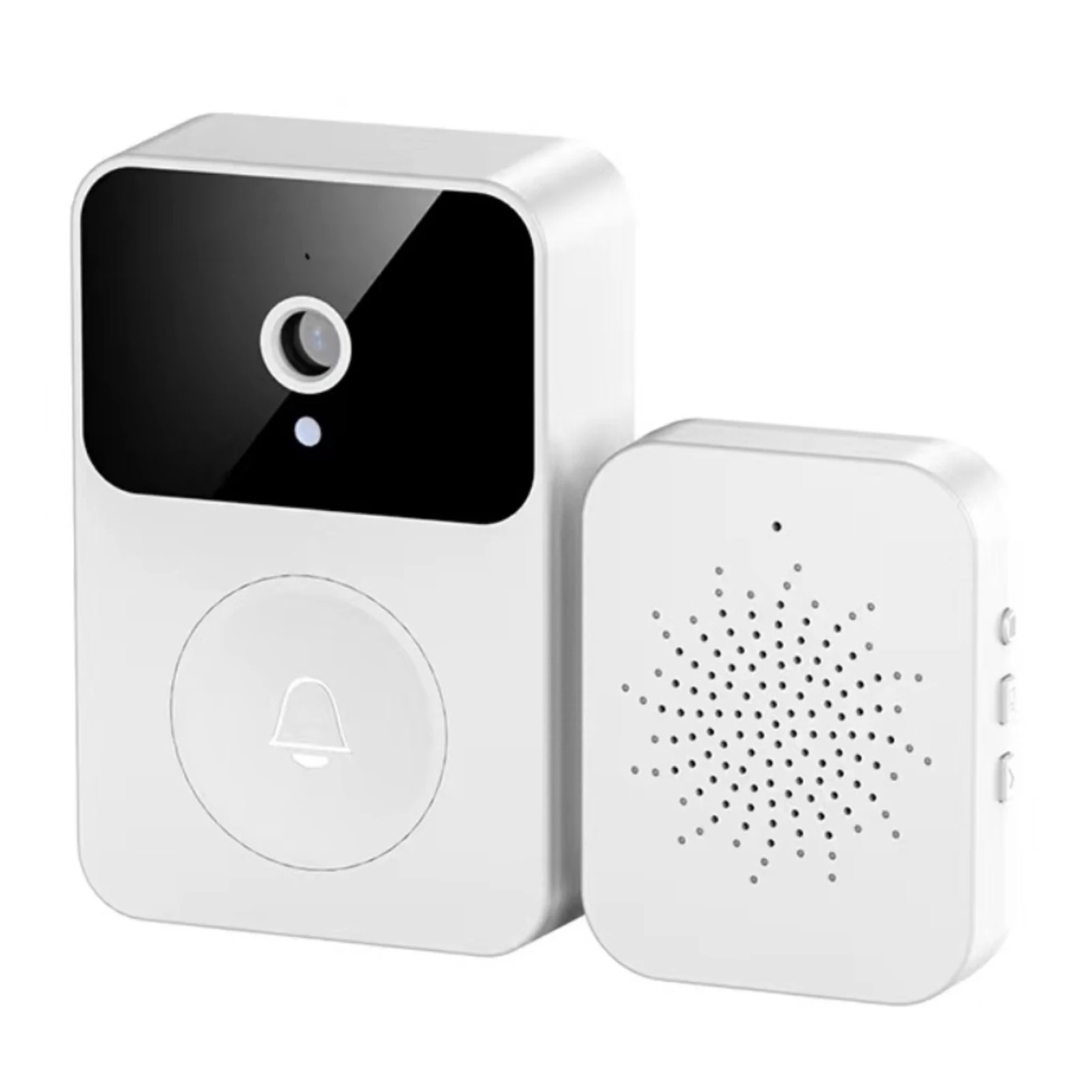 

Smart Wireless Video Doorbell Intelligent Visual Ring Doorbell Home Two Way Intercom Night Vision Rechargeable Security Door