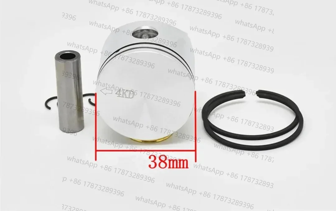 Комплект поршневых колец 38 мм для EMAK EFCO EF3600 3700 EF3800 OLEO-MAC 937 938 Sparta 36 37 38, в сборе с поршнем, кольцами, пальцем и стопорным кольцом (art.: 3920d8dbe5bde) - 3920d8dbe5bde