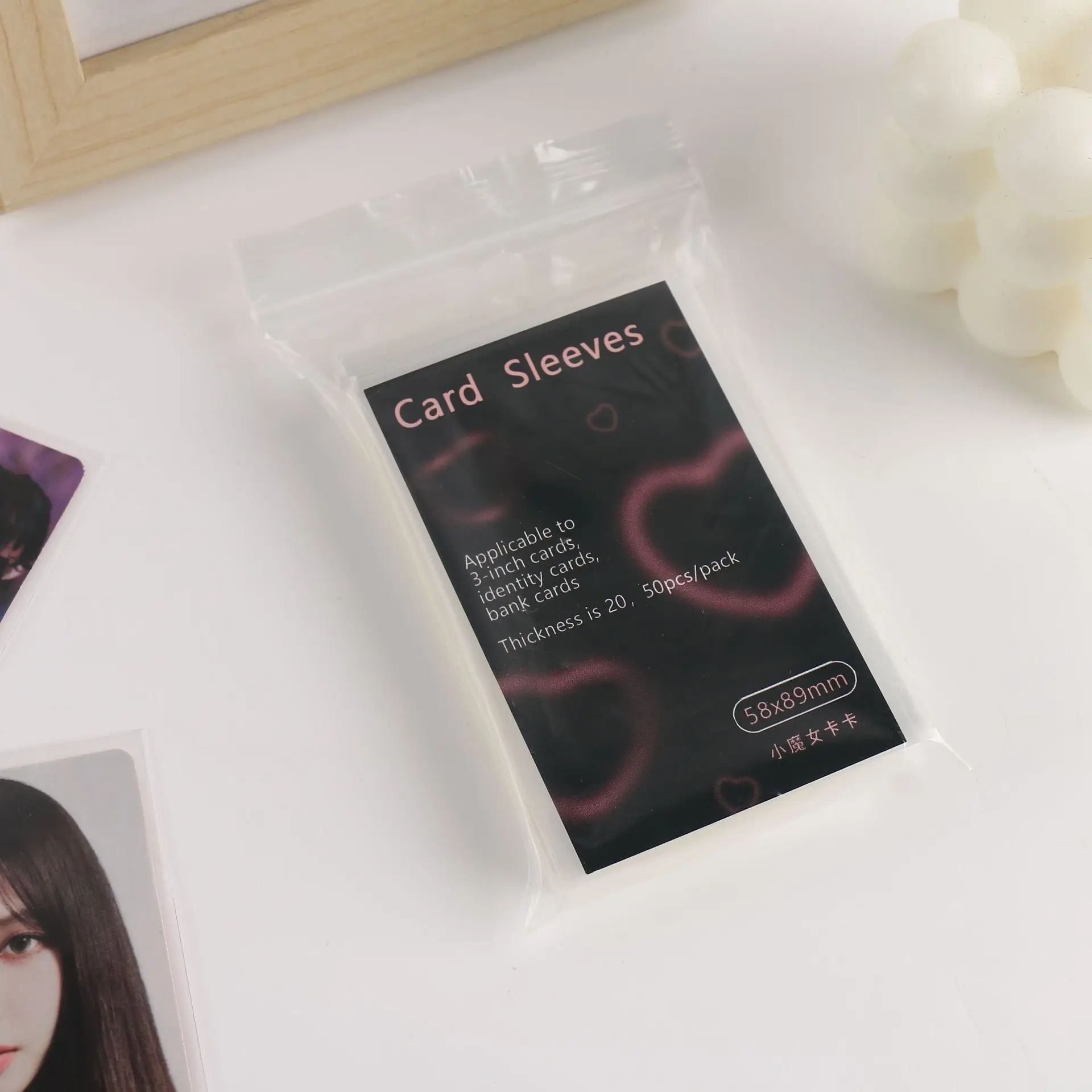 

Пластиковые чехлы MINKYS для карточек 50 шт.