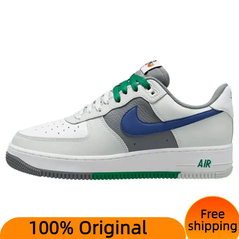 Кроссовки Nike Air Force 1 Low ✇ LV8 светильник Серебристые темно-синие
