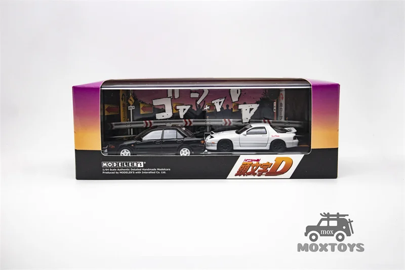 Литая модель автомобиля для моделей Mazda RX7 FC3S + CE9A 1:64