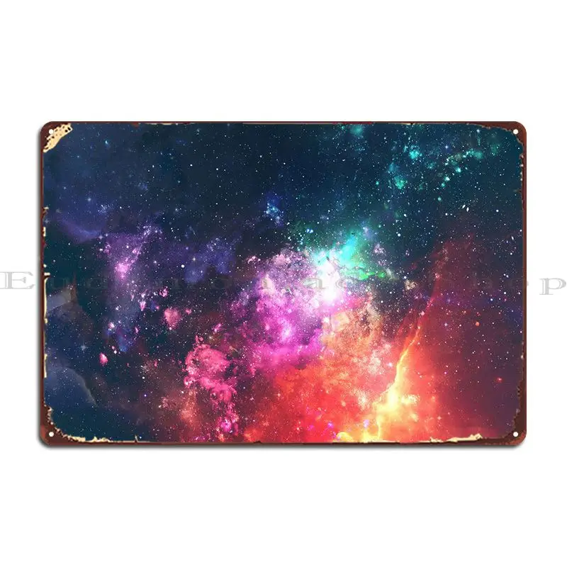 

Молния галактика 18 металлический знак настенная роспись пластины для вечеринки роспись дизайн стен декор жестяной знак плакат