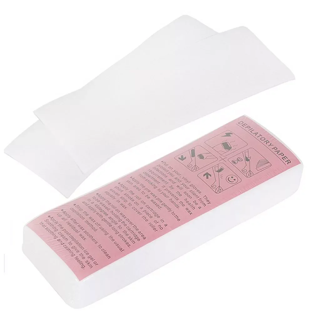 

Hair Remove Wax Paper Non Woven Body Cloth Disposable Wax Paper Hair Removal Epilator Wax Strip Removing Unwanted Hair On Body