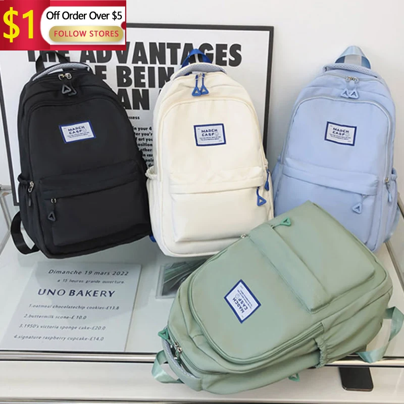 

Модный женский школьный рюкзак, вместительный рюкзак для ноутбука для подростков, школьная сумка, Женская деловая дорожная сумка для книг