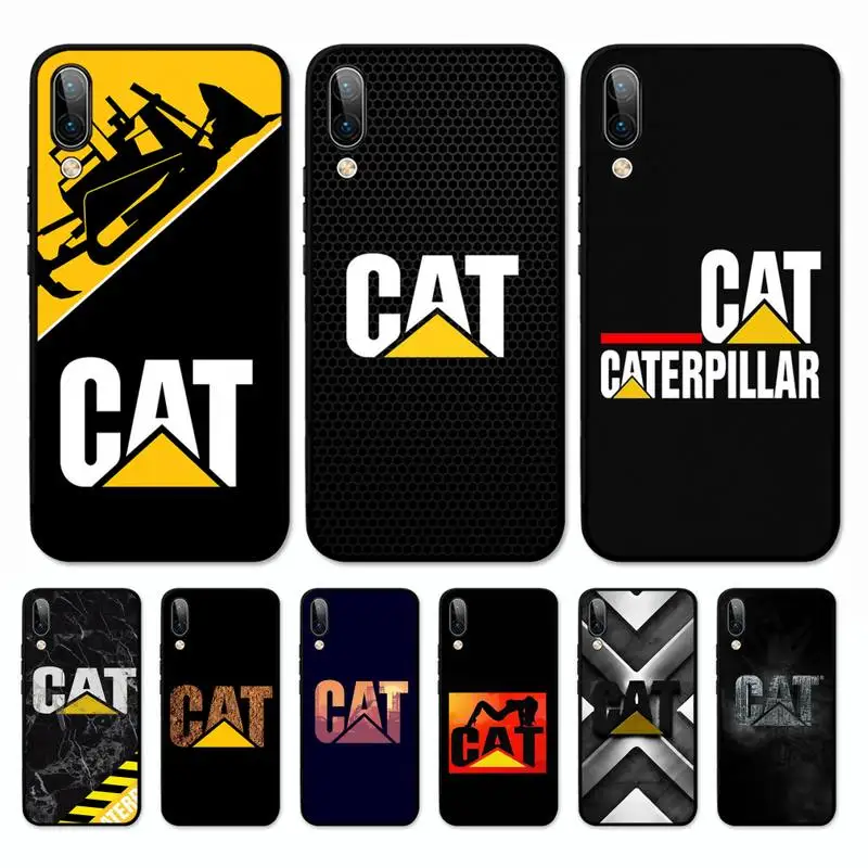 

C-Caterpillar C-Cat logo Phone Case for Vivo Y91C Y11 17 19 17 67 81 Oppo A9 2020 Realme c3