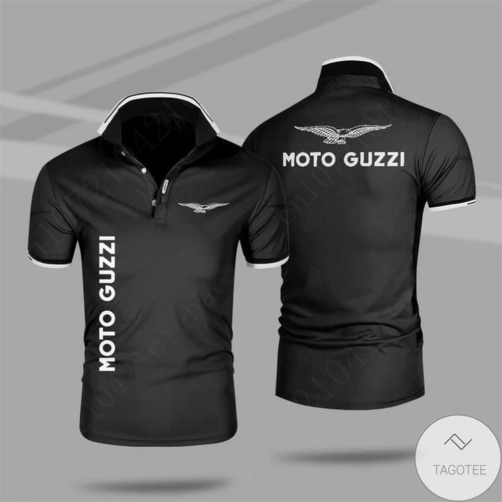 

Moto Guzzi Anime Polo Shirts And Blouses Unisex Clothing Harajuku Golf Wear Quick Drying Short Sleeve Top Casual T Shirt For Men