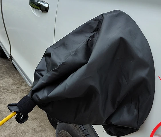 

Водонепроницаемая Солнцезащитная Крышка для зарядного порта EV Tesla Model 3 & Y, магнитное крепление, прочная двухсторонняя ткань Оксфорд