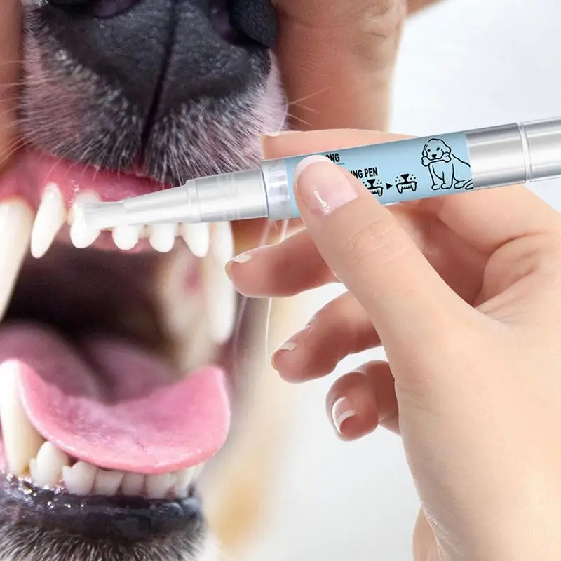 

Pets Dog Teeth Cleaning Whitening Pen Dogs Cats Natural Plants Tartar Remover Fresh Breath Home Pet Oral Teeth Care Supplies