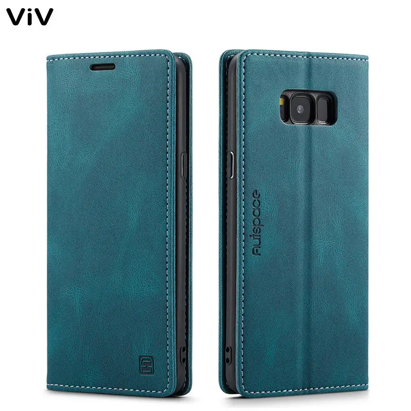 

Кожаный чехол для Samsung S8 Plus, Винтажный чехол для телефона, чехол для Hoesje Samsung Galaxy S8 Plus, чехол-книжка с магнитной застежкой, чехол-бумажник для S 8 8 + чехол