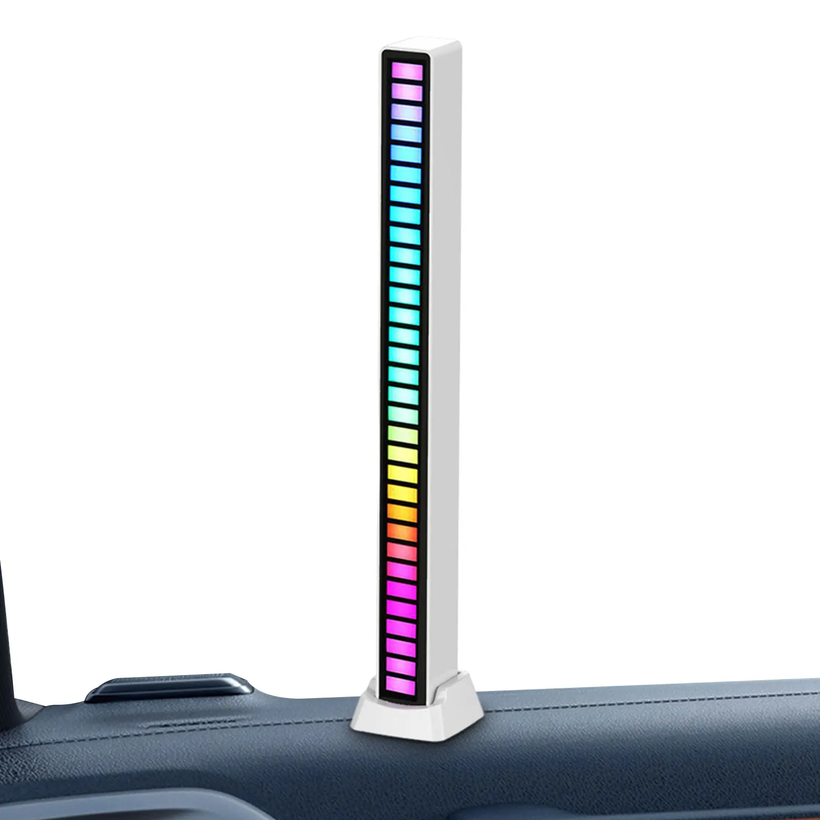 

RGB Voice-Activated Rhythm Light Voice Activated Pickup RGB Led Light Creative Colorful LED Ambient Light With 18 Modes Music