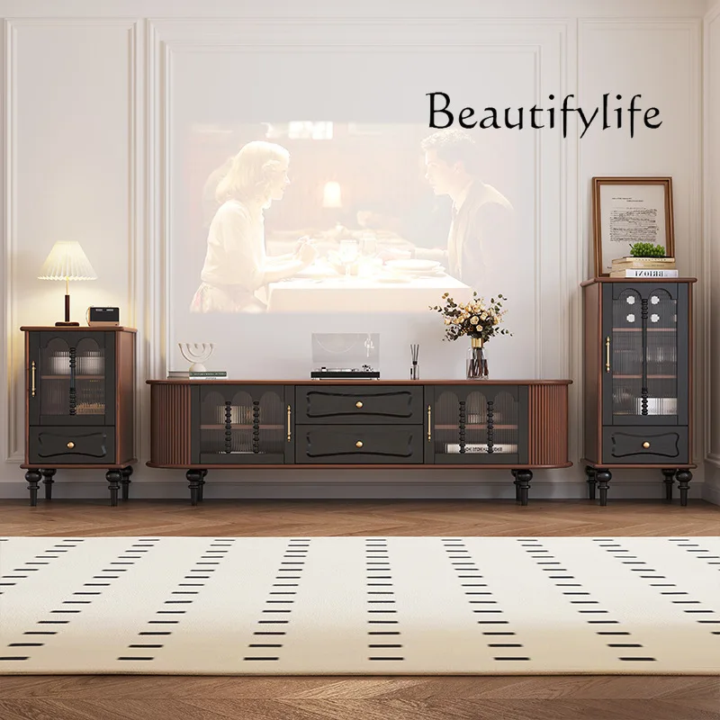 w stylu amerykańskim szafka z litego drewna francuskim jadalnia bali przechowywanie vintage meble trudnej sytuacji cicha wejściowa