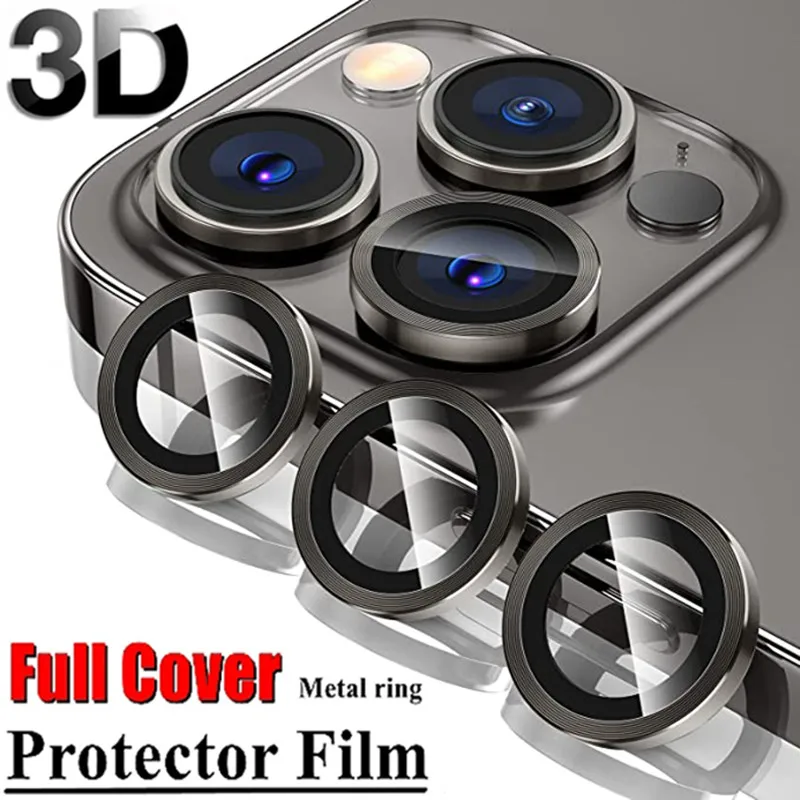 

Camera Lens Protector for IPhone 14 13 12 11 Pro Max Metal Ring Protector Lens Glass for IPhone 12 13 Mini 14Plus 14Pro Max Film