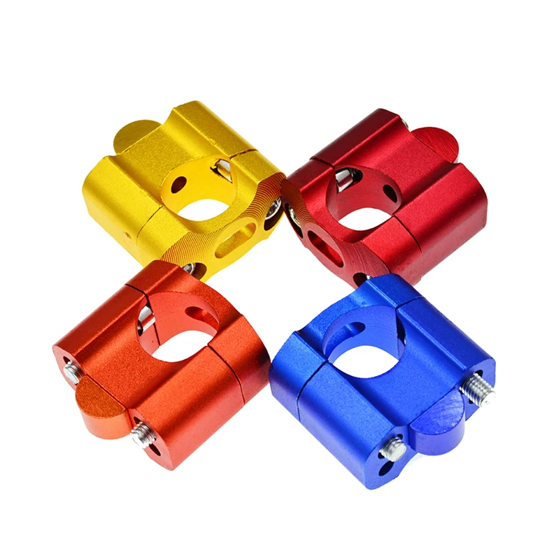 

CNC 22mm 28mm Off Road Motorcycle Bar Clamps Aluminium Alloy Handlebar Extend Risers Adapter for Motorbike Modified Parts