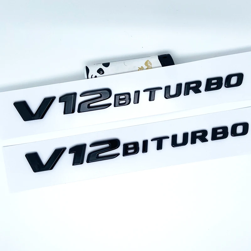 2017, эмблема с плоскими буквами G63 G65 V8 Biturbo V12 Biturbo для Mercedes Benz AMG W463, боковое крыло автомобиля, багажник, табличка с логотипом, наклейка (art.: 3920cda4727ca) - 3920cda4727ca