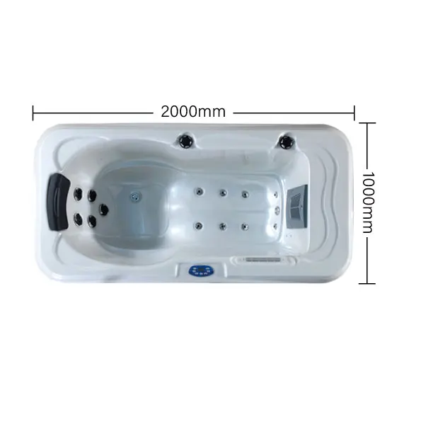 Новый стиль Smart мини семья на открытом воздухе 2*1 м акриловый спа-бассейн BG-8800 |