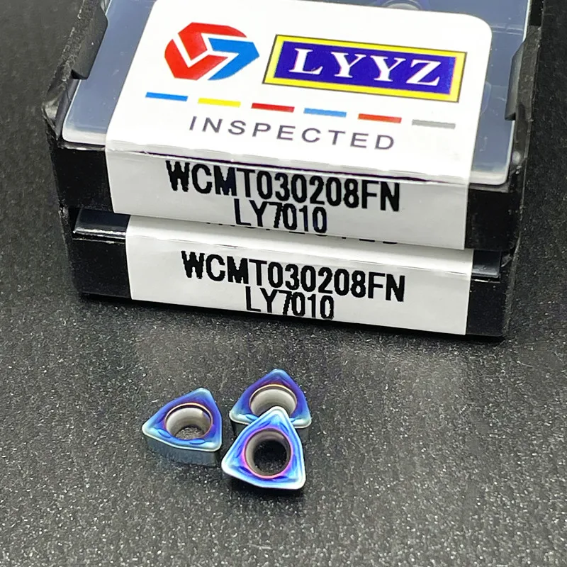 Фото WCMT 030208 FN WCMT 040208 FN WCMT 050308 FN WCMT06T308FN WCMT 080412 FN Nano Blue Твердый сплав Высококачественная обработка стали с лезвием №2