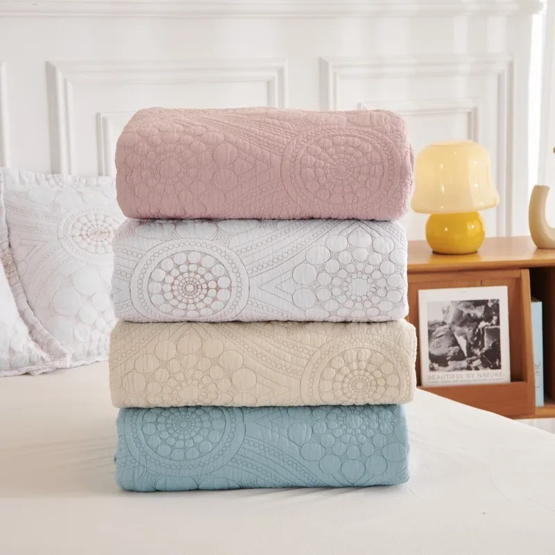 3 шт. покрывало на кровать из 100% хлопка двойные покрывала и для пары