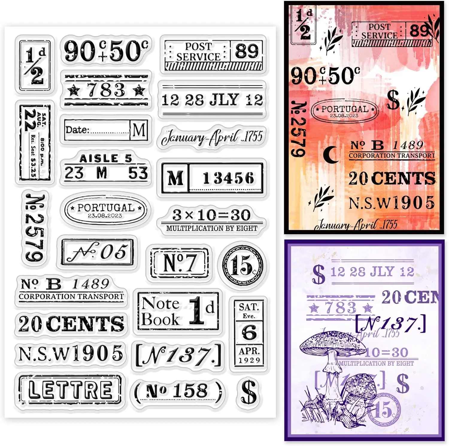 Прозрачный силиконовый штамп для скрапбукинга