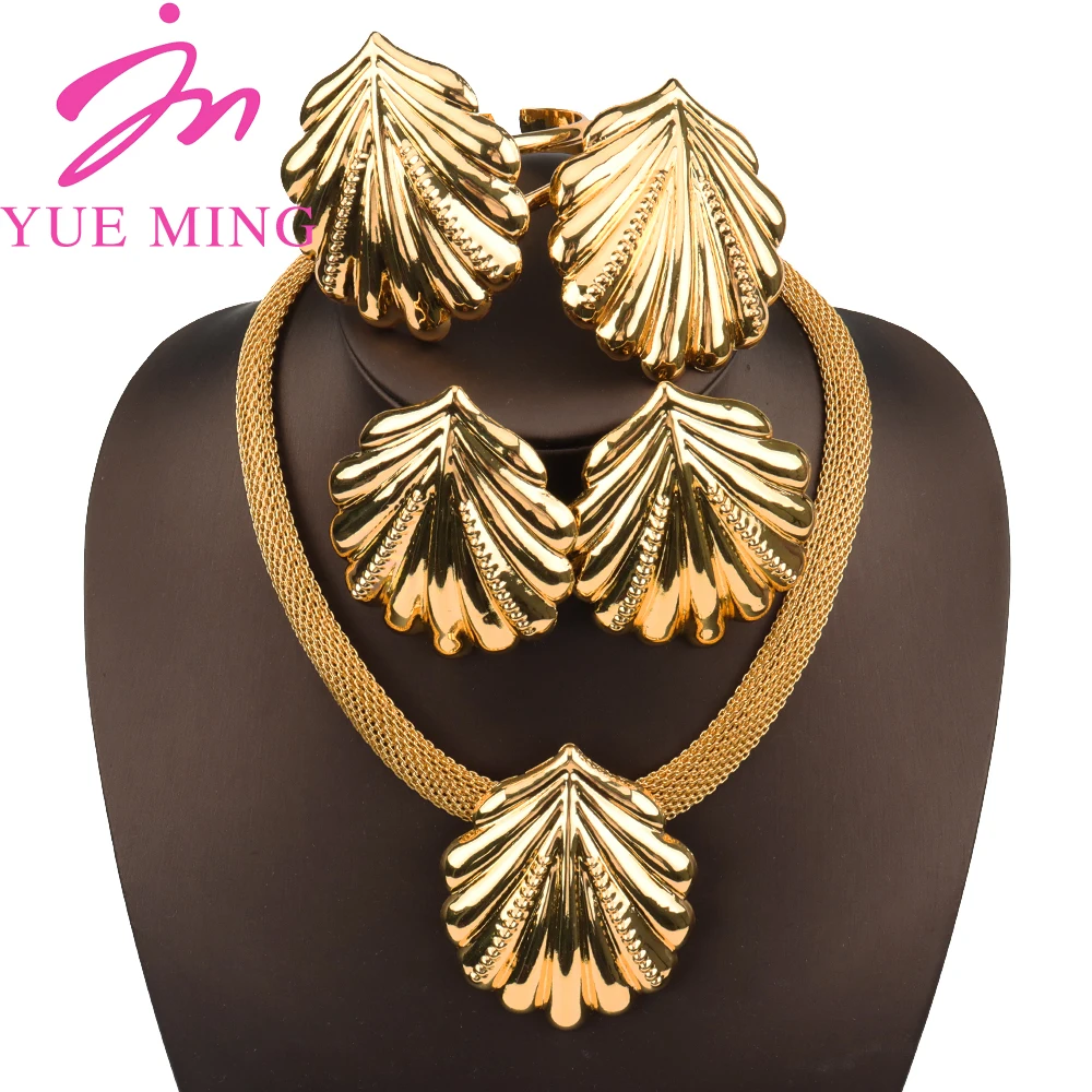 

Dubai Jewelry Sets For Women European American African Women Jewelry Sets Necklace Earrings Set Party Holiday Wedding Jewelry