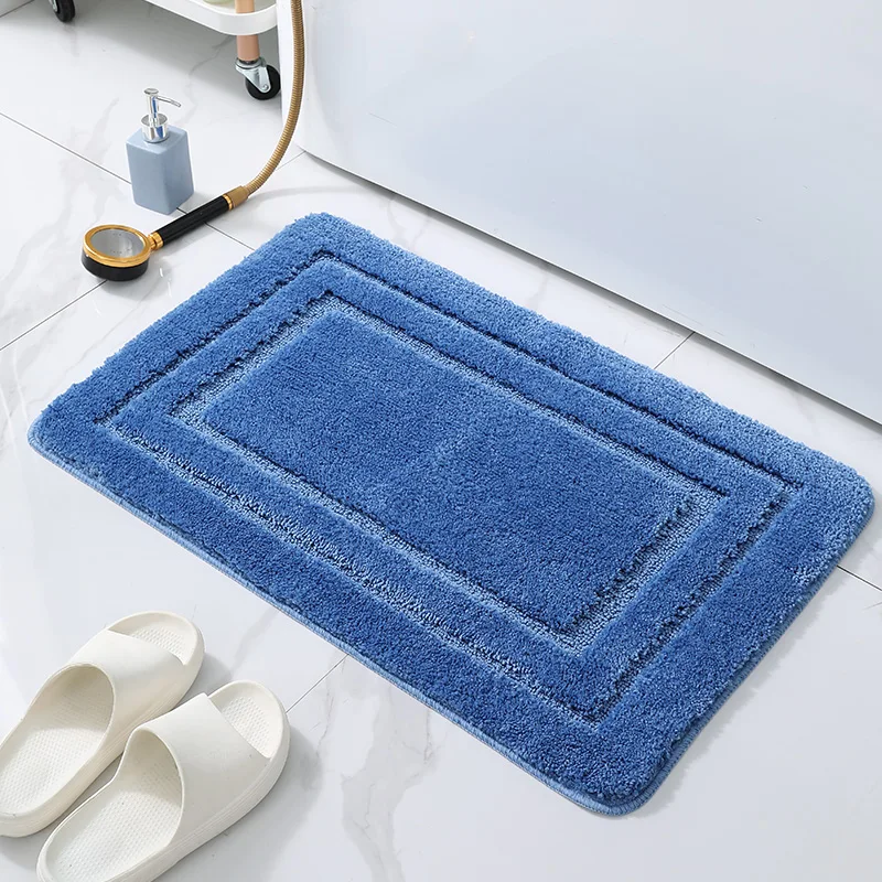 

Microfiber Carpets For Rectangle Toilet Thick Mat Washable Kitchen Absorbent 40*60 Rugs Bathroom Bath 50*80cm Doormat Anti-slip